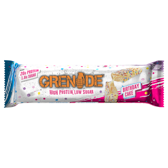 Grenade Protein Bar, Birthday Cake