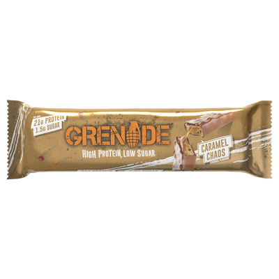 Grenade Protein Bar, Caramel Chaos, NZ Supps