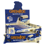 Grenade Protein Bar, Oreo White — side of pack