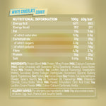 Grenade 12-Box Protein Bar White Choc Cookie nutrition panel