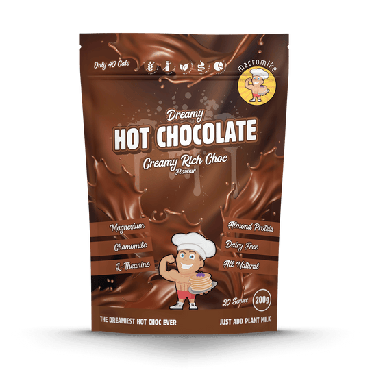 Macro Mike Dreamy Hot Chocolate Creamy Rich Choc 200g front of pack