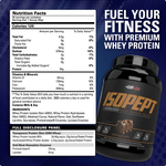EHPlabs IsoPept Zero supplement facts and nutrition panel