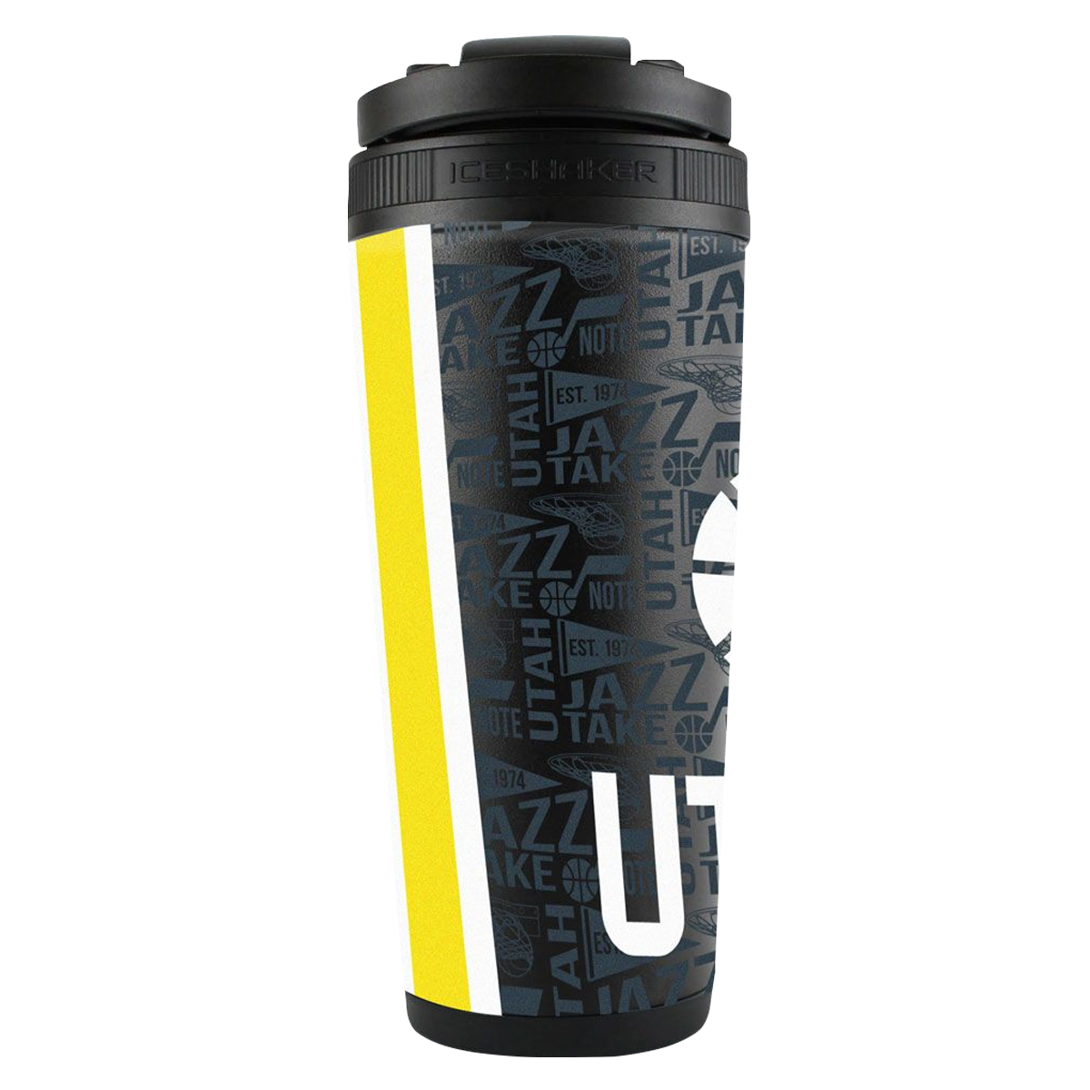 Ice Shaker NBA SS Bottle, Jazz — side of pack