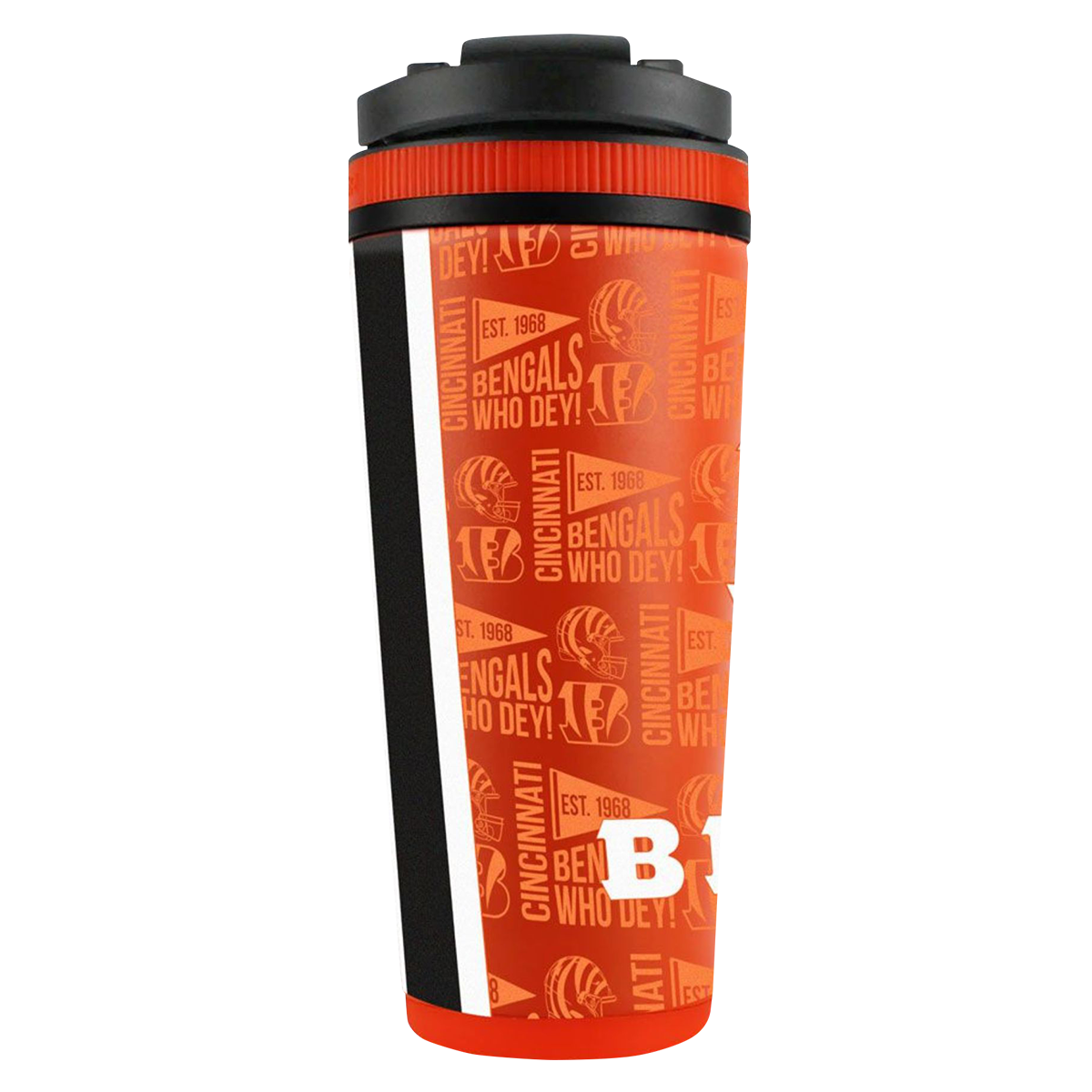 Ice Shaker NFL SS Bottle, Bengals — side of pack