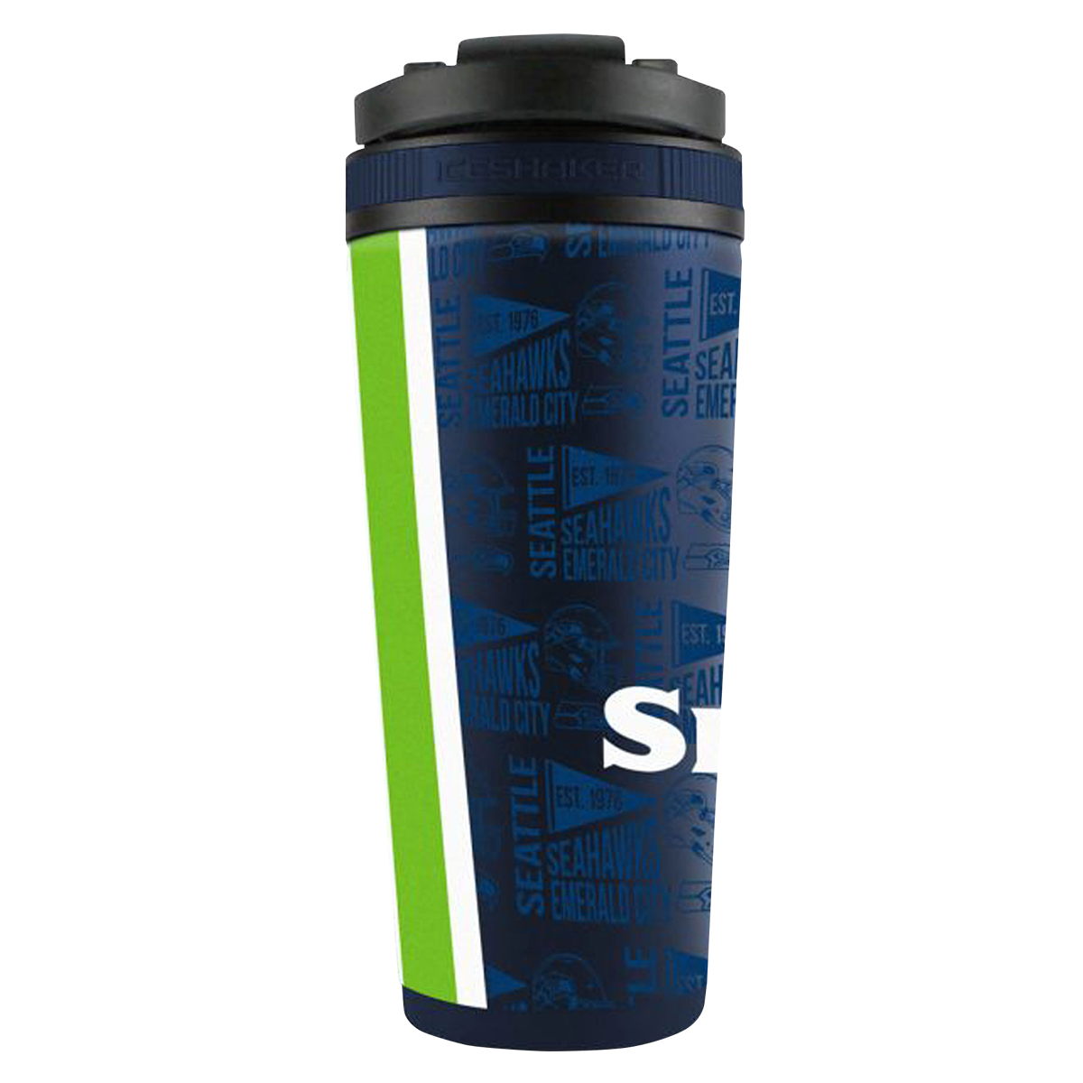Ice Shaker NFL SS Bottle, Seahawks — side of pack