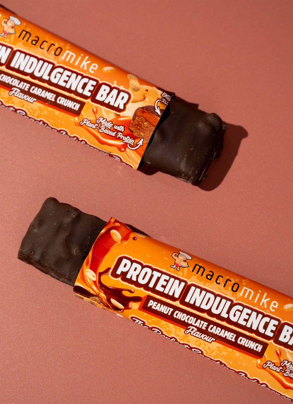 Macro Mike Protein Indulgence Bar Peanut Choc Caramel Crunch lifestyle