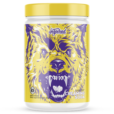 Inspired DVST8 BBD pre-workout, Creaming Soda powder, 385g, NZ Supps