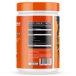 Inspired DVST8 BBD Orange Mango supplement facts and nutrition panel