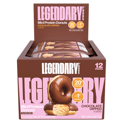 Legendary Foods Chocolate Dipped protein bar, 732g, NZ Supps