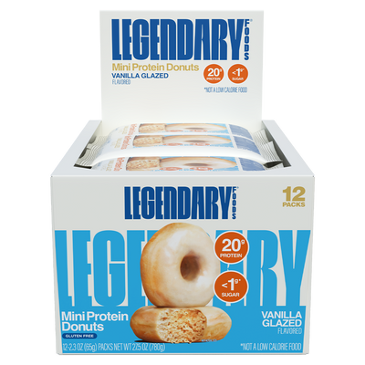 Legendary Foods Protein Donut, Vanilla Glazed protein bar