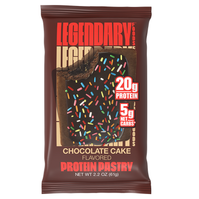 Legendary Foods Protein Pastry 61g, Chocolate Cake protein bar