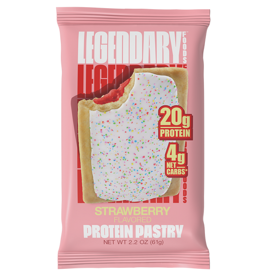 Legendary Foods Protein Pastry 61g, Strawberry protein bar