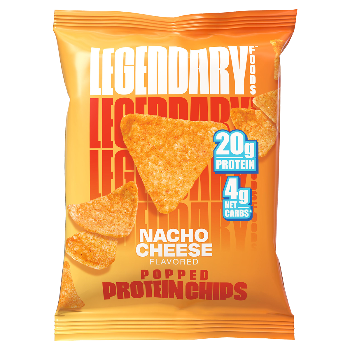 Legendary Foods 7-Pack Protein Pop Chips Nacho