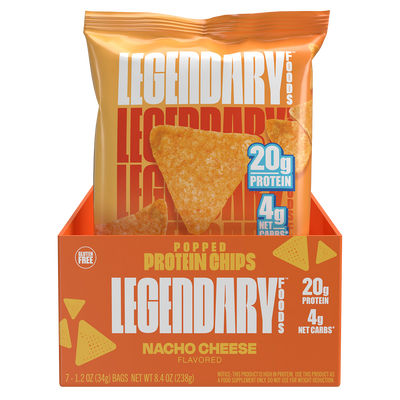 Legendary Foods Protein Pop Chips 34g, Nacho