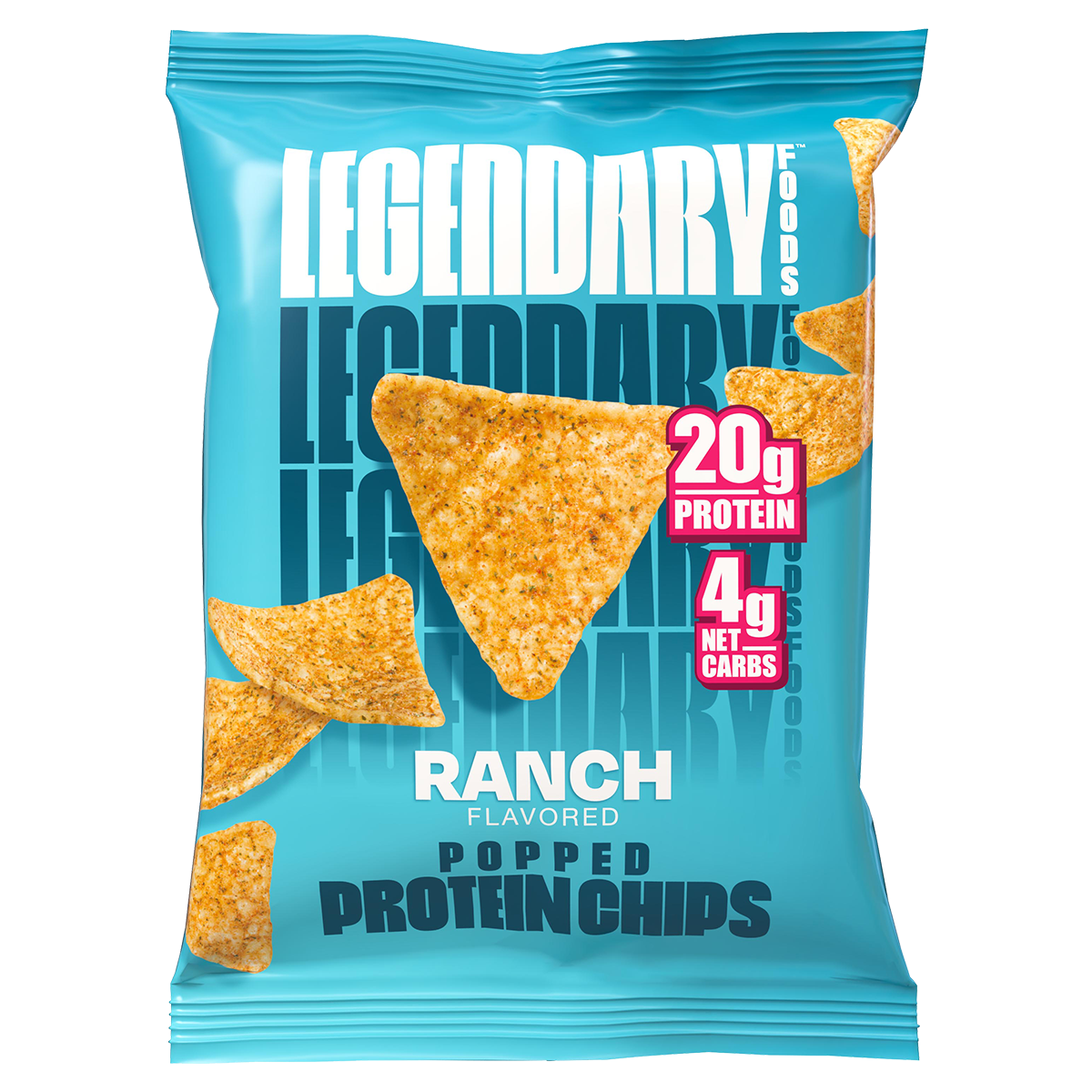 Legendary Foods 7-Pack Protein Pop Chips Ranch