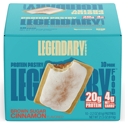 Legendary Foods Brown Sugar Cinnamon protein bar, 610g, NZ Supps