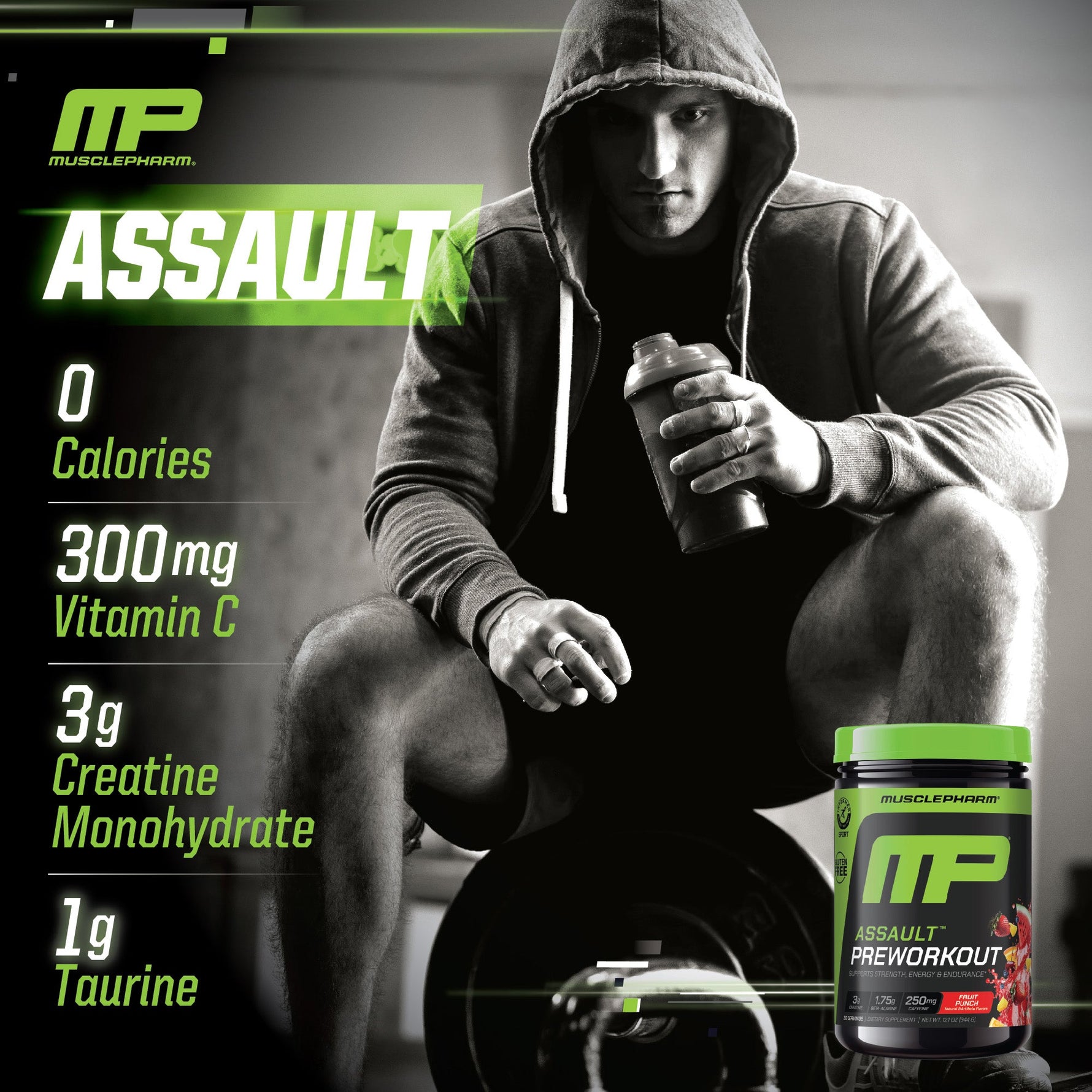 MusclePharm Assault Sport, Fruit Punch