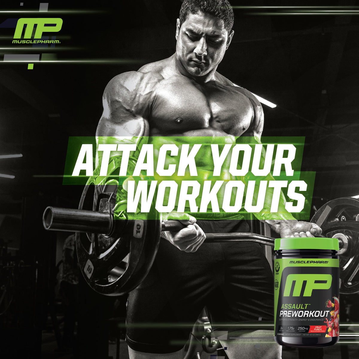 MusclePharm Assault Sport, Fruit Punch