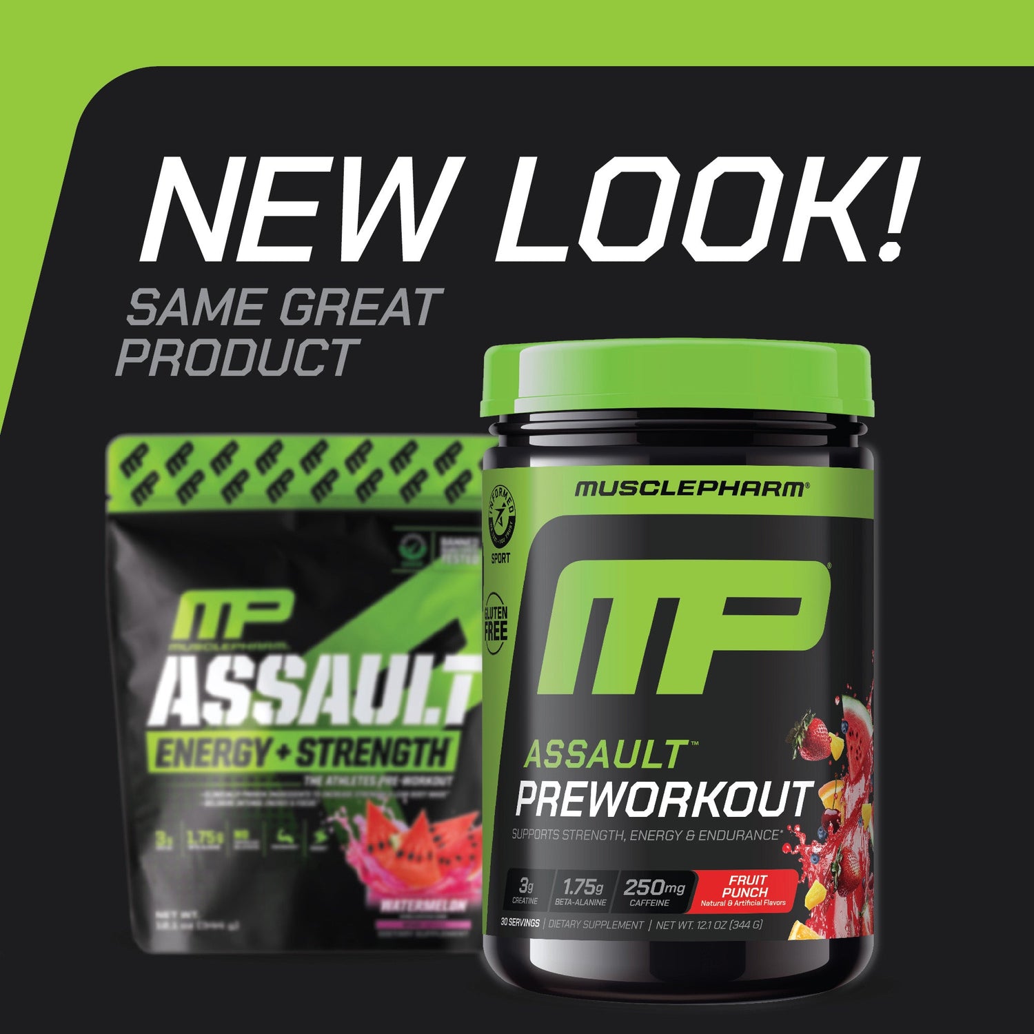 MusclePharm Assault Sport, Fruit Punch