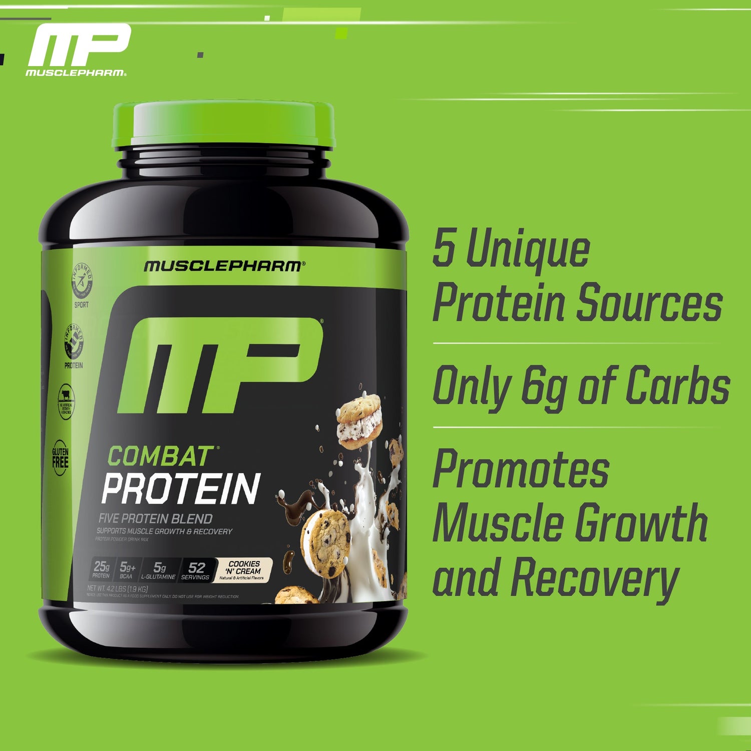 MusclePharm Combat Sport, Cookies N Cream