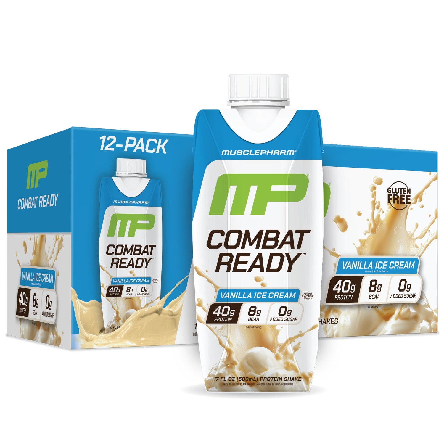 MusclePharm Combat Ready RTD, Vanilla ready-to-drink