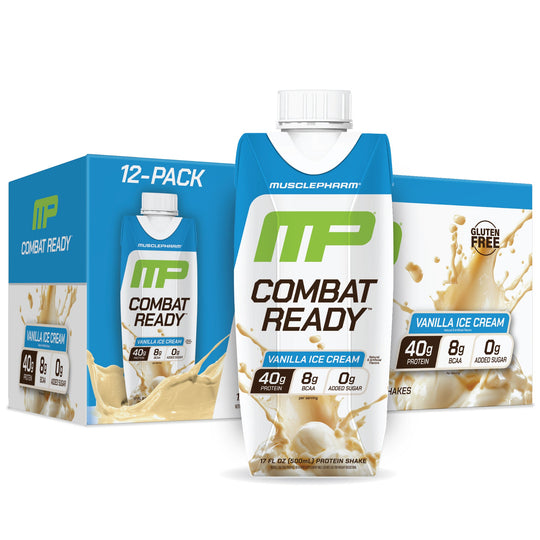 MusclePharm Combat Ready RTD, Vanilla ready-to-drink