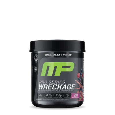 MusclePharm Pro Series Wreckage, Sour Berry powder