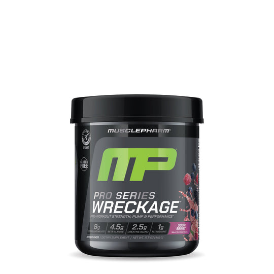 MusclePharm Pro Series Wreckage, Sour Berry powder