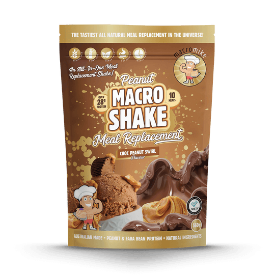 Macro Mike Peanut Macro Shake Choc Peanut Swirl front