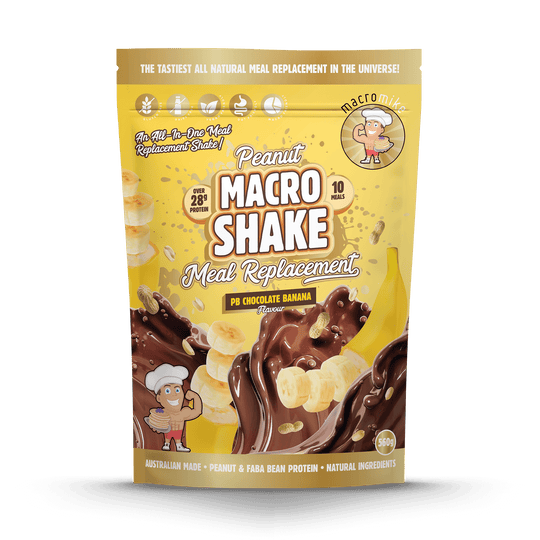 Macro Mike Peanut Macro Shake PB Chocolate Banana front