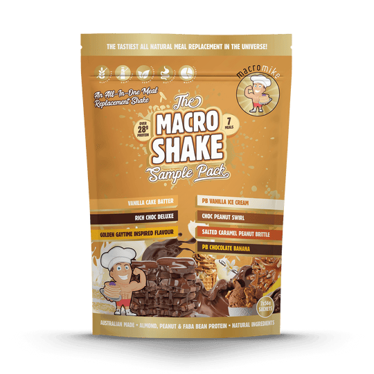 Macro Mike The Macro Shake Sample Pack 7 x 56g front