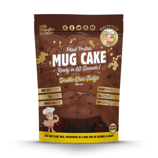 Macro Mike Mug Cake Double Choc Fudge 6 x 50g front of pack