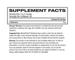 MusclePharm Glutamine Essentials supplement facts and nutrition panel