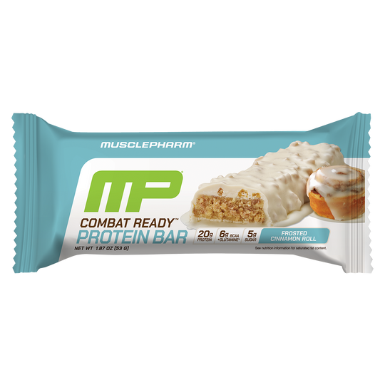 MusclePharm Combat Sport Bar, Cinnamon Roll New