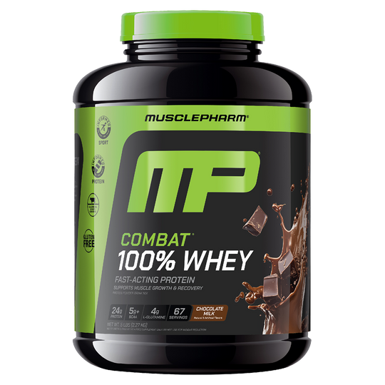 MusclePharm Combat 100% Whey, Chocolate powder