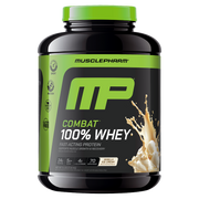 MusclePharm Combat 100% Whey whey protein powder, Vanilla powder, 2.27kg, NZ Supps