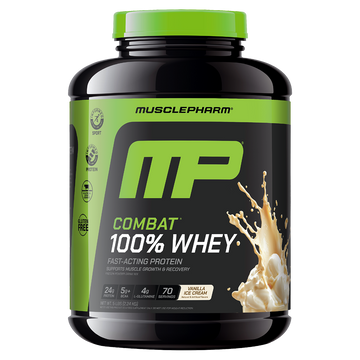 MusclePharm Combat 100% Whey, Vanilla powder