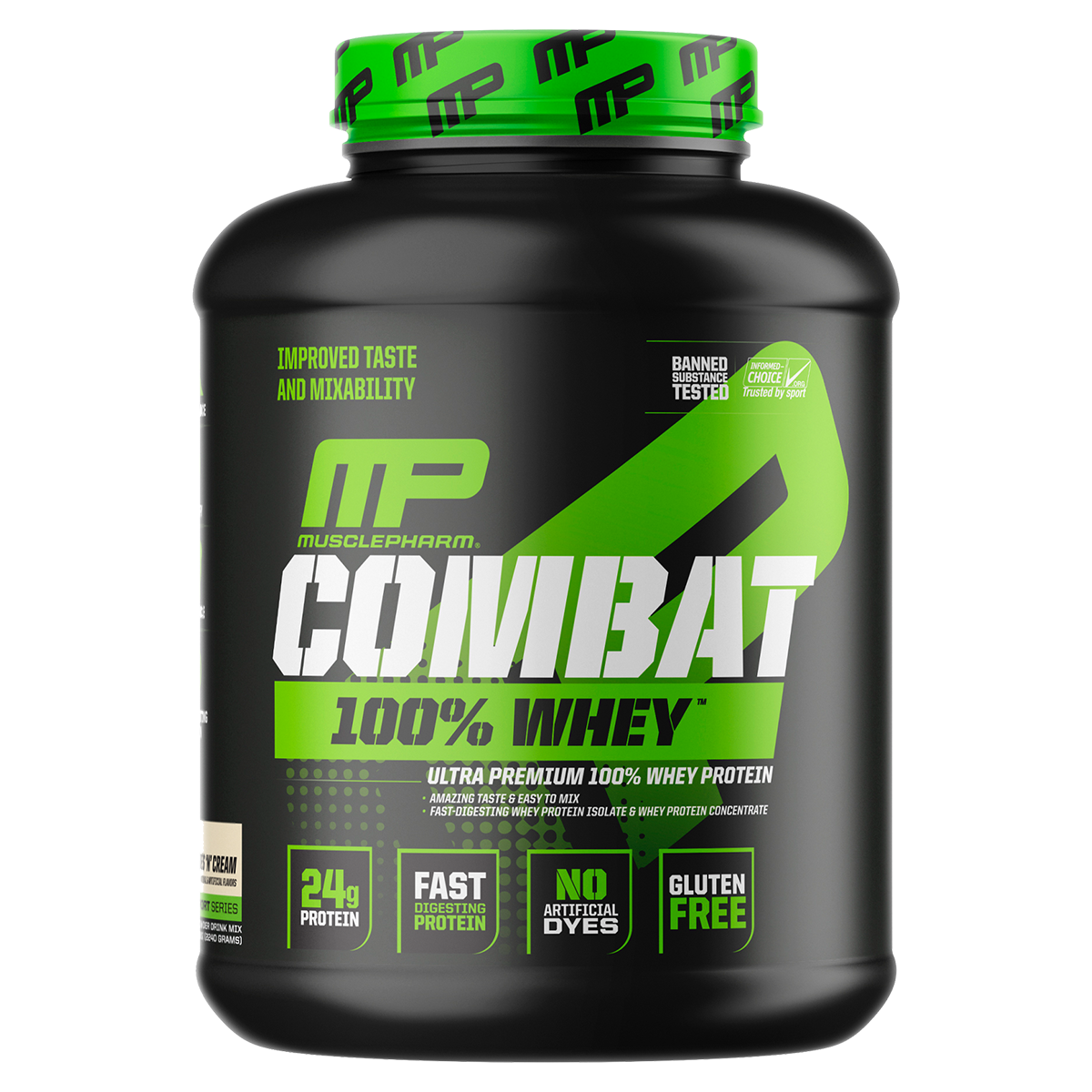 MusclePharm Combat 100% Whey, Cookie N Cream