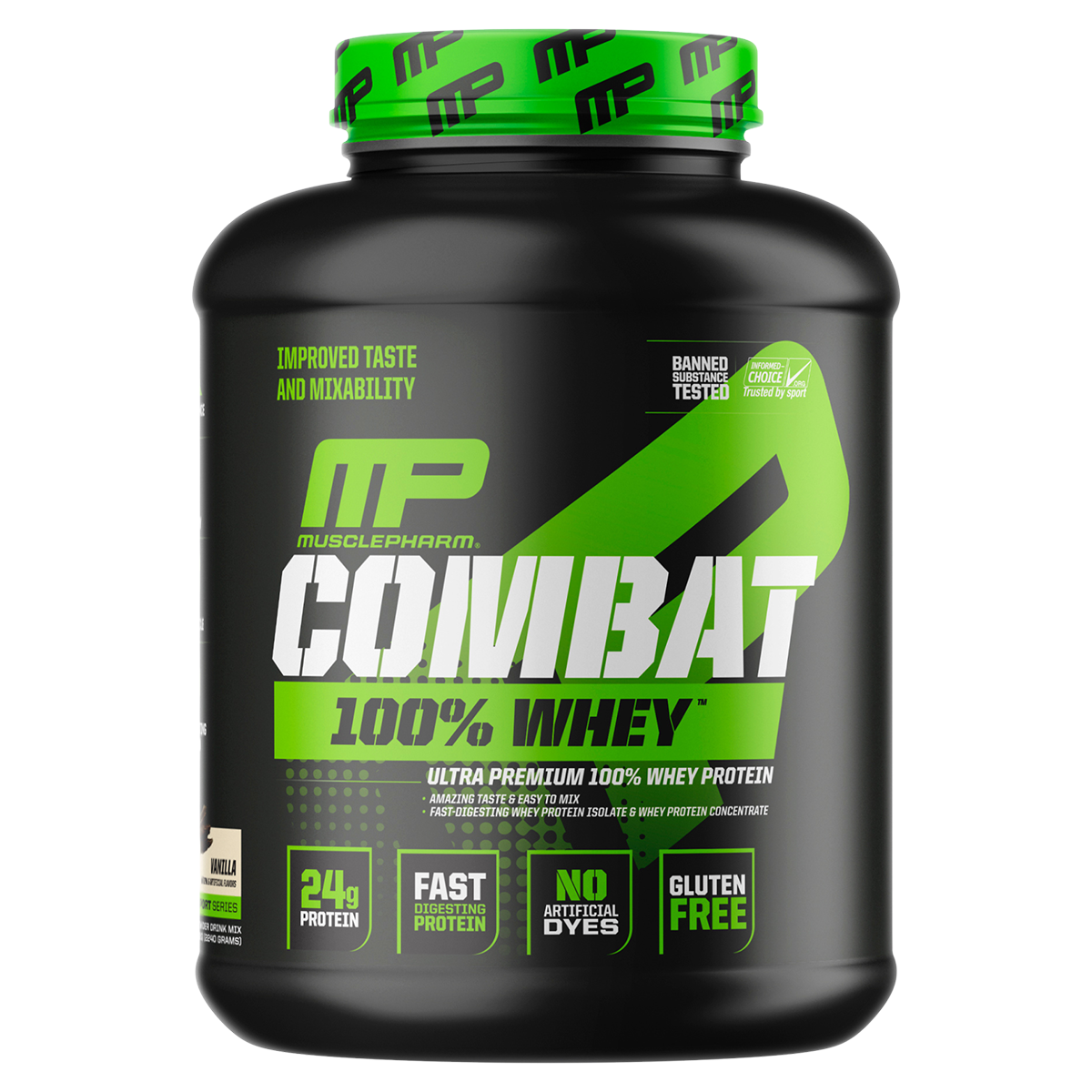 MusclePharm Combat 100% Whey, Vanilla