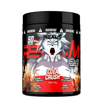 Nexus PER4M 2.0 Cola Crush pre-workout, 800g, NZ Supps