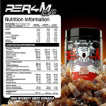 Nexus PER4M 2.0 Cola Crush nutrition panel