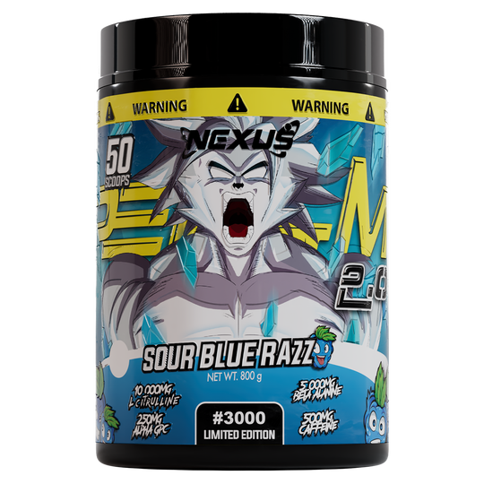 Nexus PER4M 2.0, Sour Blue Razz powder