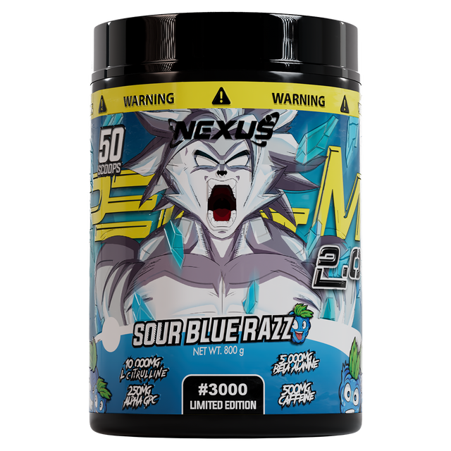 Nexus PER4M 2.0, Sour Blue Razz powder