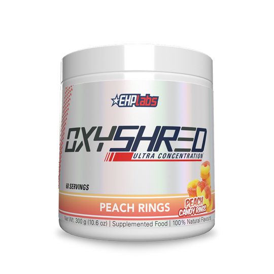 EHPlabs OxyShred Peach Candy Rings front