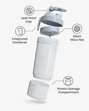 SmartShake Original2Go One Mist Grey nutrition panel
