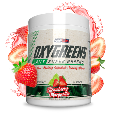 EHPlabs OxyGreens Strawberry Margarita front