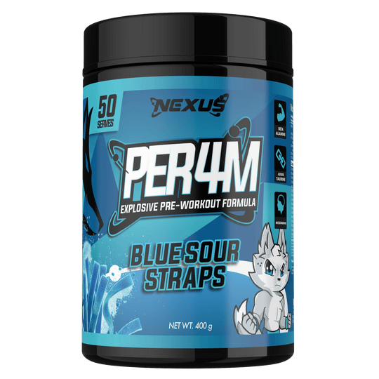 Nexus PER4M, Blue Sour Straps powder