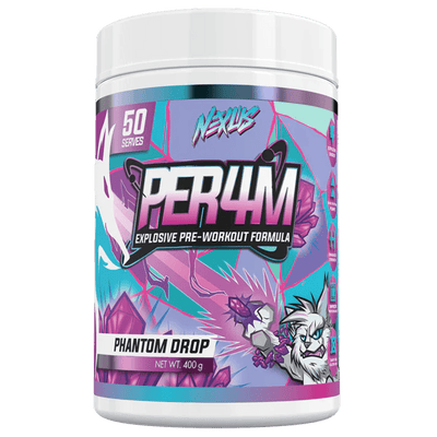 Nexus PER4M pre-workout, Phantom Drop powder, 400g, NZ Supps