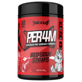 Nexus PER4M, Red Sour Straps powder