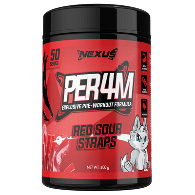 Nexus PER4M, Red Sour Straps powder